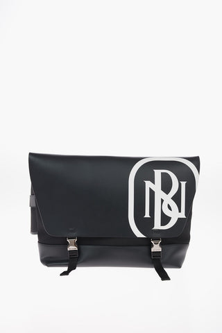 Leather MONOGRAM SPLIT Messanger Bag