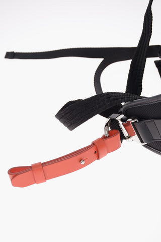Leather MONOGRAM SPLIT Messanger Bag