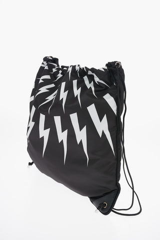 Printed Fabric Backpack SOFT with Drawstring