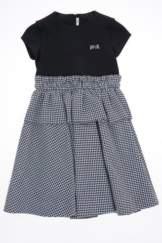 shephard's check dress