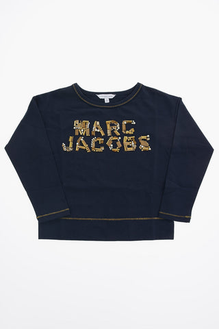Logo-Embroidery Crew-Neck Sweater