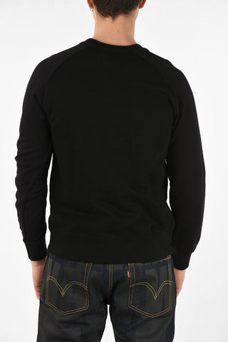 Cotton Printed Crew-Neck Sweatshirt