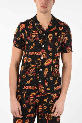 Camicia Maniche Corte PARADISIUM Stampata 