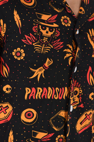 Camicia Maniche Corte PARADISIUM Stampata 