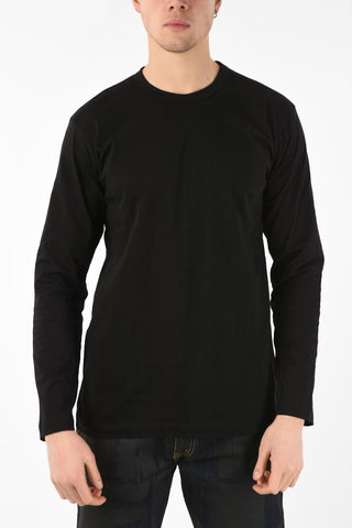 SHIRT Cotton Crew-Neck Long Sleeve T-Shirt