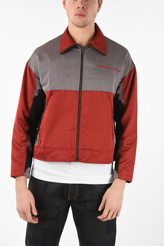 INK BLOT TRACK  jacket with Zip Closure 