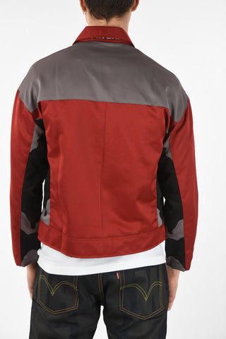 INK BLOT TRACK  jacket with Zip Closure 