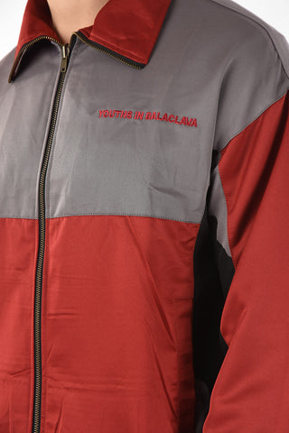 INK BLOT TRACK  jacket with Zip Closure 