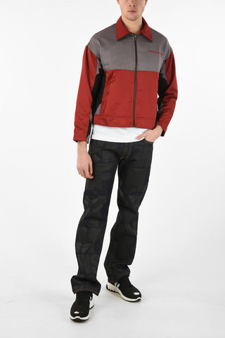 INK BLOT TRACK  jacket with Zip Closure 