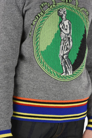 Wool MEDUSA Crew-Neck Sweater