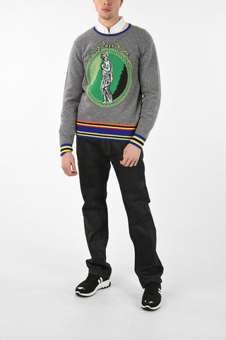 Wool MEDUSA Crew-Neck Sweater