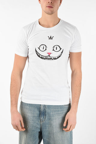 Cheshire Cat Printed Crew-Neck T-Shirt