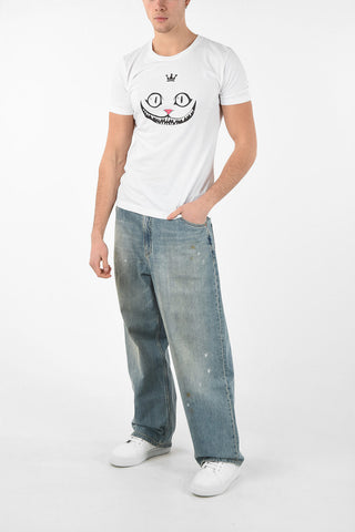 Cheshire Cat Printed Crew-Neck T-Shirt