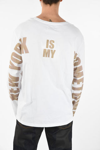 Cotton Printed Long Sleeve T-Shirt  