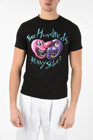 T-Shirt Girocollo in Cotone Stampata