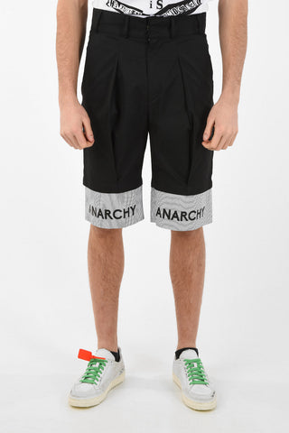 Cotton ANARCHY Shorts with Hooks Closure 