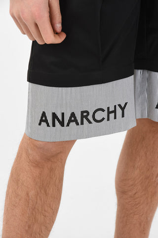 Cotton ANARCHY Shorts with Hooks Closure 