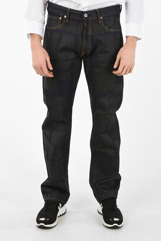 JUNYA WATANABE LEVIS  Printed Straight Fit Jeans 22 cm