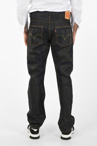 JUNYA WATANABE LEVIS  Printed Straight Fit Jeans 22 cm