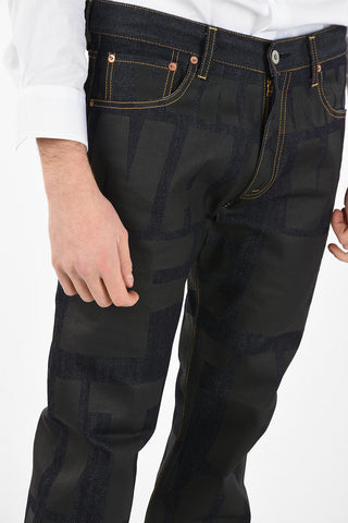 JUNYA WATANABE LEVIS  Printed Straight Fit Jeans 22 cm