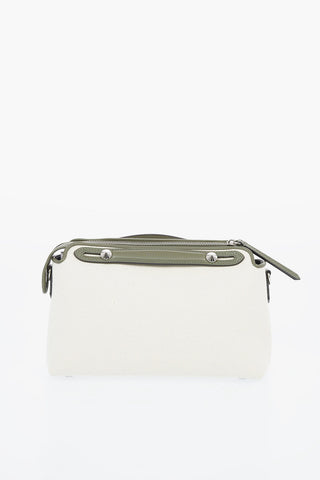 Canvas BY THE WAY Shoulder Bag with Leather Trimmings and Removable Shoulder Strap