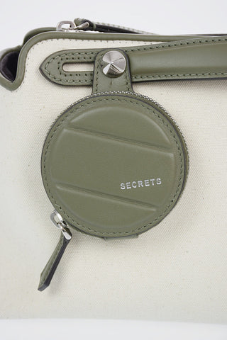 Canvas BY THE WAY Shoulder Bag with Leather Trimmings and Removable Shoulder Strap