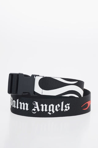 Adjustable Printed BURNING Belt with Clip Buckle