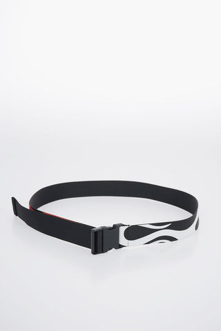 Adjustable Printed BURNING Belt with Clip Buckle