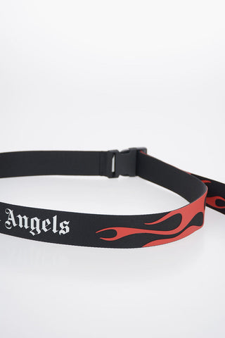 Adjustable Printed BURNING Belt with Clip Buckle
