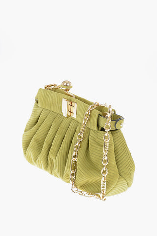 Mini Bag PEEKABOO CLICK in Suede con Catena 