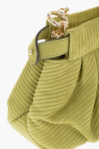 Mini Bag PEEKABOO CLICK in Suede con Catena 
