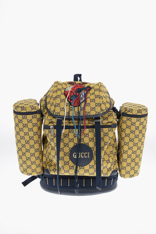 Fabric Maxi Monogram Utility GG Backpack 
