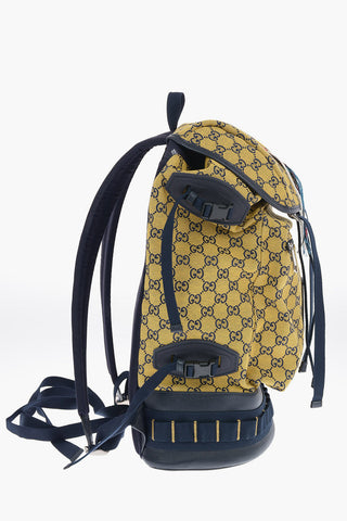 Fabric Maxi Monogram Utility GG Backpack 