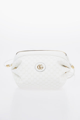Leather Monogram Printed CANDY Cross Body Camera Bag