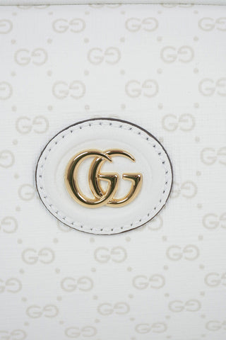 Leather Monogram Printed CANDY Cross Body Camera Bag