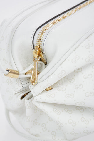 Leather Monogram Printed CANDY Cross Body Camera Bag