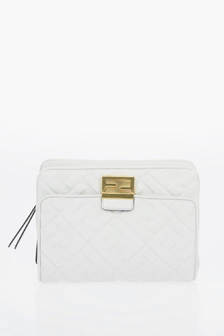Soft Leather Monogram UPSIDE DOWN Shoulder Bag