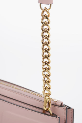 Leather TRIFOLIO Shoulder Bag with Removable Shoulder Strap