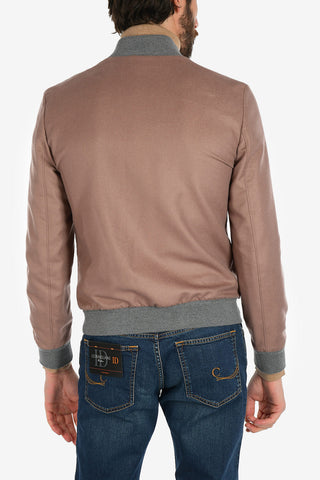 ID silk and cashmere outerwear jacket