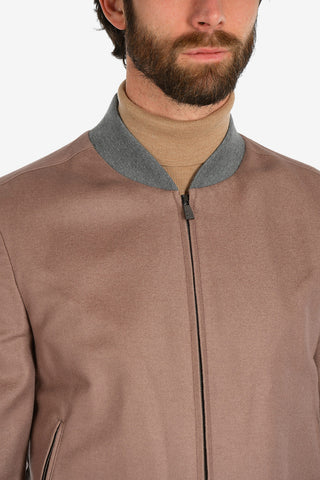 ID silk and cashmere outerwear jacket