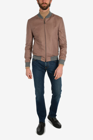 ID silk and cashmere outerwear jacket