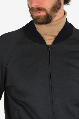 ID knit outerwear jacket