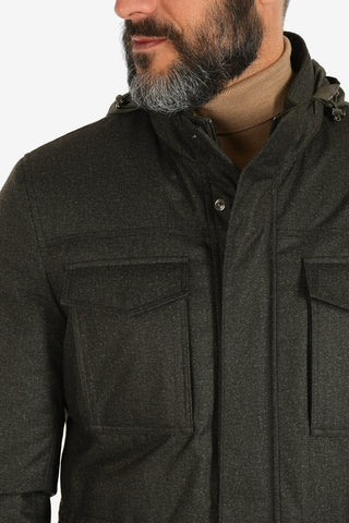 ID Detachable Hood ROWER Car Jacket