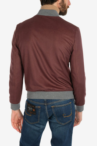 ID  silk and cashmere outerwear jacket