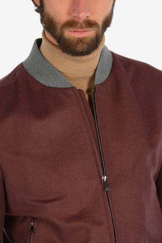 ID  silk and cashmere outerwear jacket