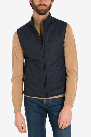 ID sleeveless reversible outerwear jacket