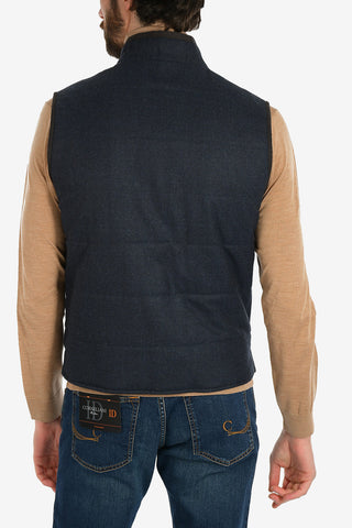 ID sleeveless reversible outerwear jacket