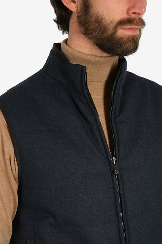 ID sleeveless reversible outerwear jacket