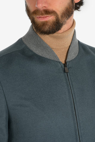 ID silk and cashmere outerwear jacket