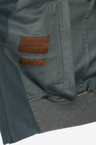 ID silk and cashmere outerwear jacket